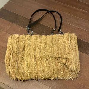 Zara fur bag